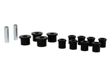 Kit boccole balestre posteriore Whiteline per Holden Colorado, Rodeo e Isuzu D-Max — confezione completa