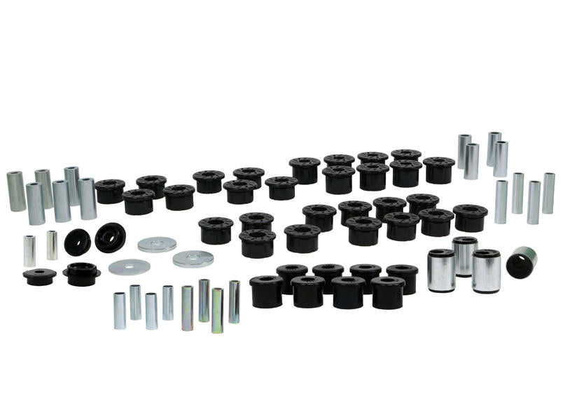 Kit boccole completo anteriore e posteriore Whiteline per Mazda MX-5 NA, NB — confezione completa