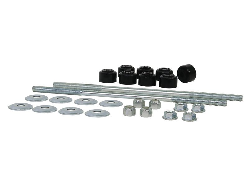 Biellette barra antirollio con boccole Whiteline 250 mm–280 mm universali — confezione completa