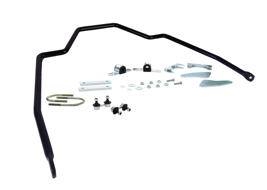 Barra antirollio posteriore 20 mm non regolabile Whiteline per Mitsubishi Triton MQ, MR trazione integrale — confezione completa