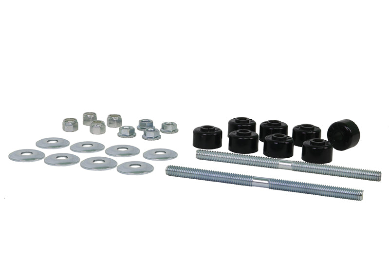 Biellette barra antirollio anteriore Whiteline 130 mm–160 mm per Toyota Land Cruiser serie 70 — confezione completa