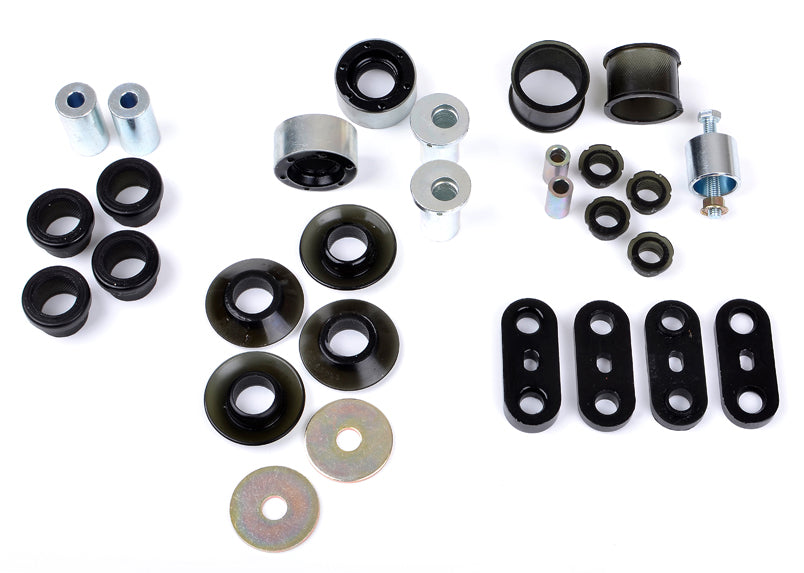 Kit boccole completo anteriore Whiteline per Subaru Impreza WRX STi GE, GH — confezione completa