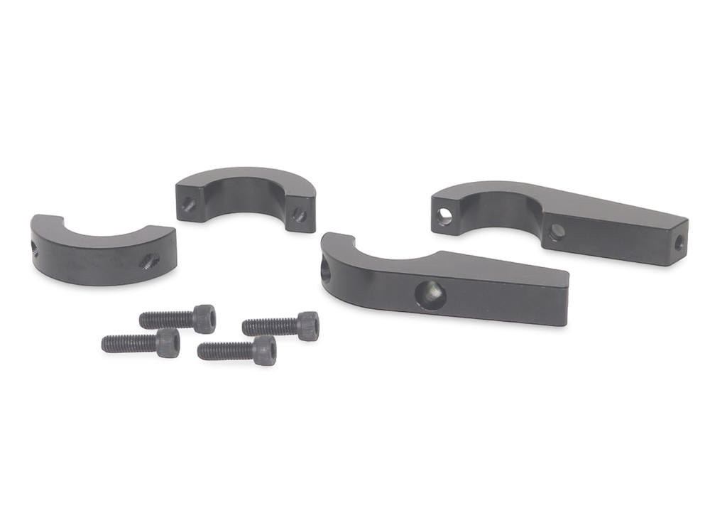 Staffe in alluminio con viti per sensore altezza fari posteriore Whiteline