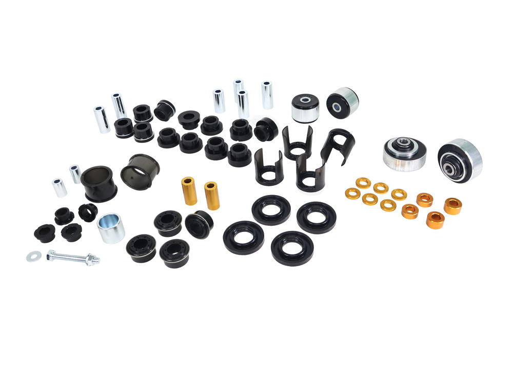 Kit boccole completo anteriore e posteriore Whiteline per Subaru Impreza WRX STi VA — confezione completa