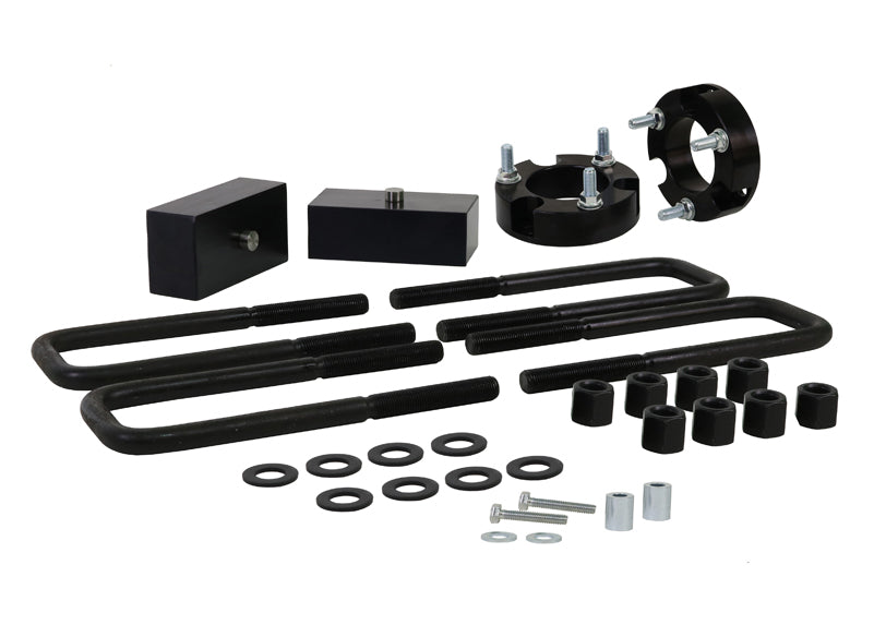 Kit rialzo sospensioni anteriori e posteriori Whiteline per Holden Colorado, Isuzu D-Max e LDV T60 — confezione completa