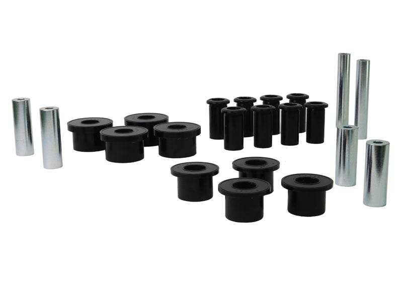 Kit boccole balestre posteriore Whiteline per Volkswagen Amarok 2H trazione a due ruote motrici/4Motion — confezione completa