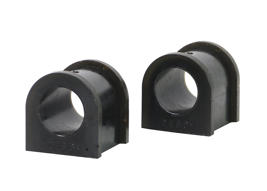 Boccole Whiteline supporto barra antirollio dell’asse anteriore 24 mm per Nissan Patrol GQ cabinato con balestre — confezione completa