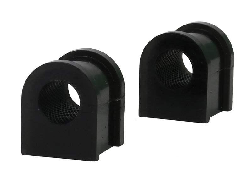 Boccole Whiteline supporto barra antirollio dell’asse posteriore 18 mm per barre antirollio Whiteline — diametro esterno A 35,5 mm, lunghezza C 33,9 mm — confezione completa