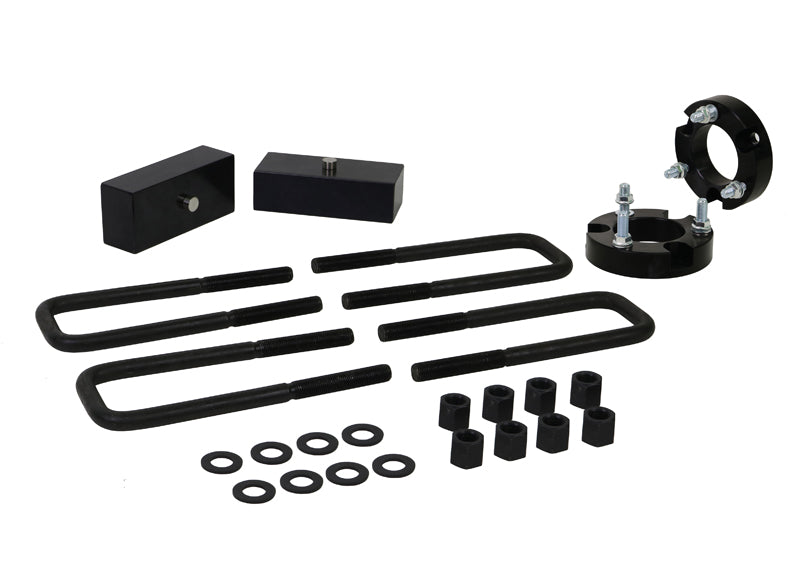 Kit rialzo sospensioni anteriori e posteriori Whiteline per Nissan Navara D40 trazione integrale — confezione completa