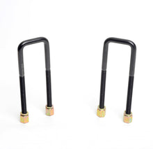 Cavallotti a U con profilo quadrato diametro interno 50 mm lunghezza 175 mm M12 Whiteline universali — confezione completa