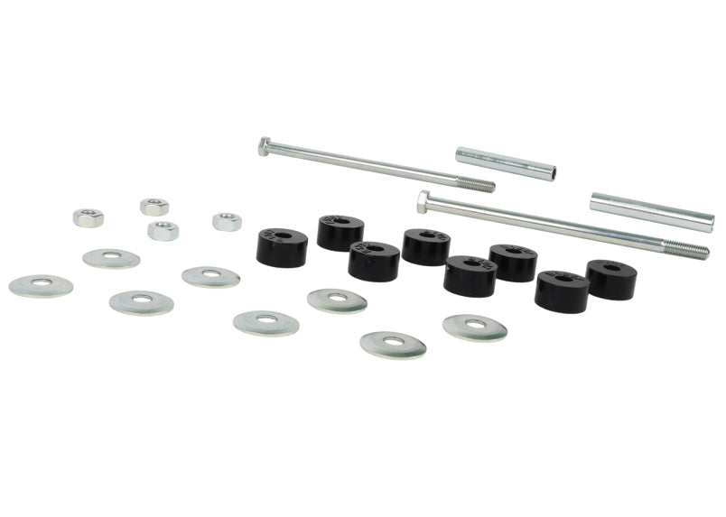 Biellette barra antirollio anteriore Whiteline 200 mm per Toyota Land Cruiser serie 70 — confezione completa