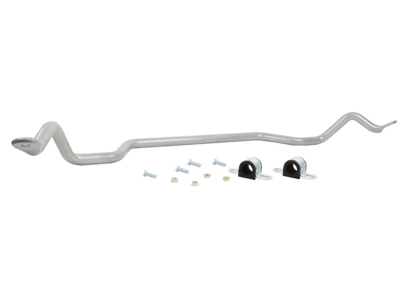 Barra antirollio anteriore 27 mm non regolabile Whiteline per Ford Falcon/Fairlane XA-XF e Mustang classica — confezione completa