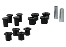 Kit boccole balestre posteriore Whiteline per Mitsubishi Triton MQ-MV e Nissan Navara D27 — confezione completa