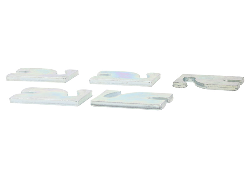 Spessori regolazione geometria sospensioni 6,0 mm Whiteline per Ford Falcon/Fairlane AU-FGX e FPV — confezione completa