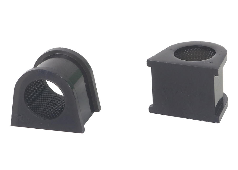 Due boccole nere per supporto barra antirollio Whiteline da 24 mm