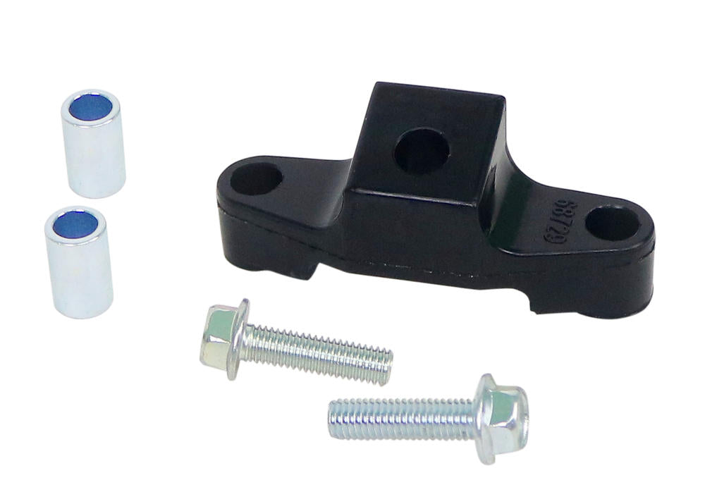 Kit boccola selettore cambio Whiteline con supporto in poliuretano nero, 2 tubi e 2 bulloni per Subaru BRZ e Toyota GR86
