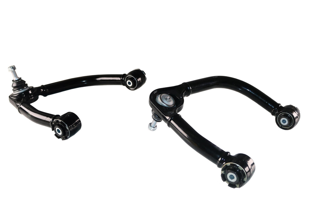 Bracci di controllo superiori anteriori Whiteline per Volkswagen Amarok 2H 4Motion — confezione completa