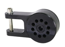 Supporto motore inferiore posteriore pitch-stop Whiteline in alluminio nero con boccola e bullone a brugola