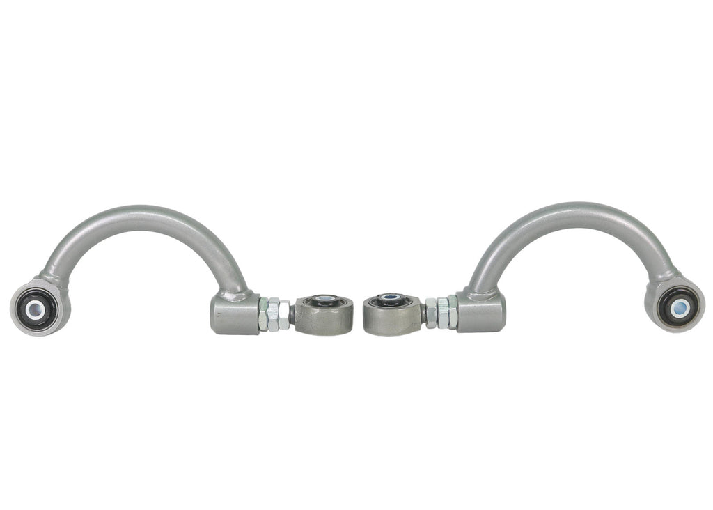 Bracci di campanatura superiori posteriori regolabili con tirante filettato Whiteline per Ford Focus, Mazda3 e Volvo C30, S40 — confezione completa