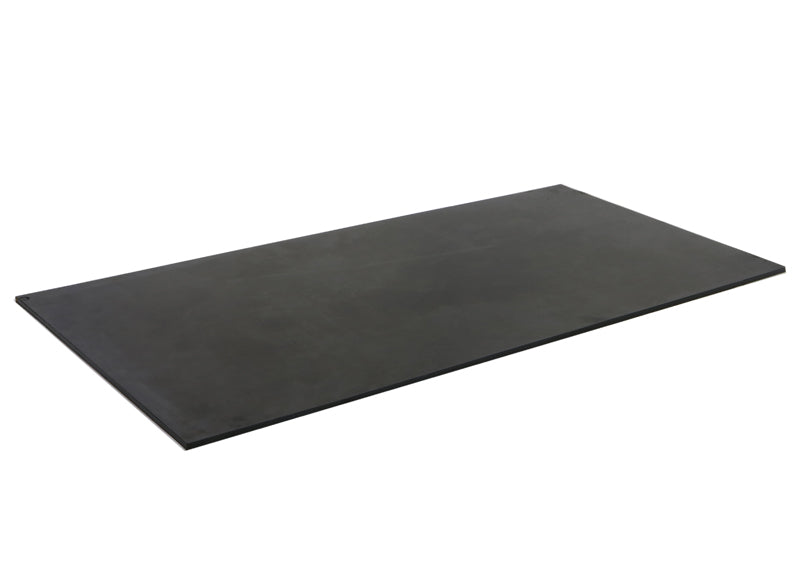 Foglio in poliuretano fai da te 600 x 300 x 5 mm durezza 85A Whiteline — foglio nero