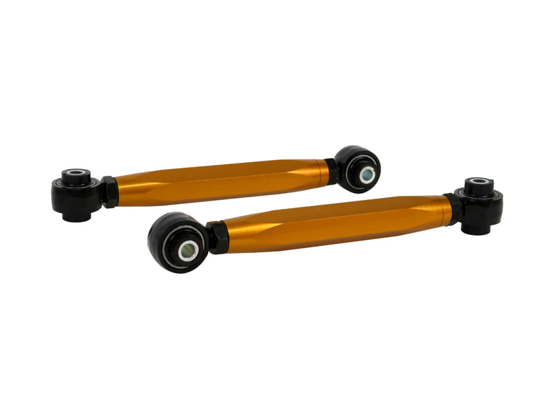 Bracci di convergenza posteriori regolabili con tirante filettato Whiteline per Honda Civic MK10 MK11 FC FK FE FL — confezione completa