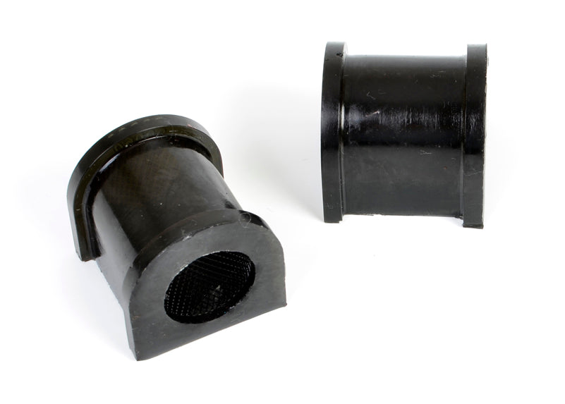 Due boccole nere con flangia per supporto barra antirollio Whiteline da 25 mm
