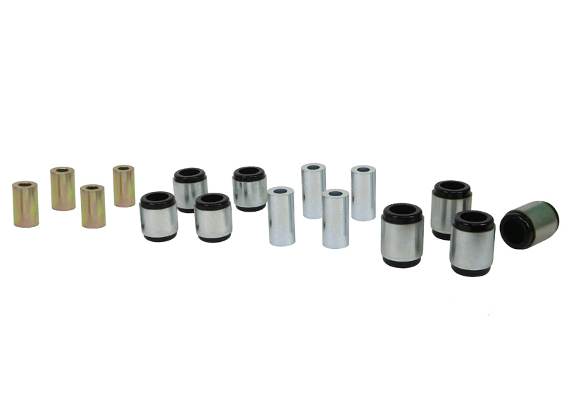 Kit boccole bracci sospensione anteriore Whiteline per Mitsubishi Challenger, Pajero Sport e Triton trazione a due ruote motrici/trazione integrale — confezione completa