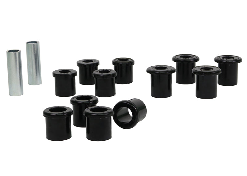 Kit boccole balestre posteriore Whiteline per Ford Courier PC-PH e Mazda serie B Bravo UF, UN — confezione completa