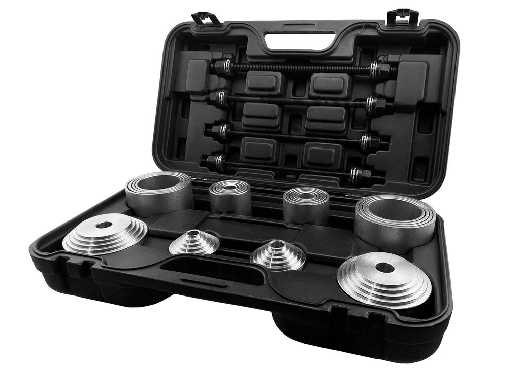 Kit pressa per montaggio e rimozione boccole e cuscinetti Whiteline — confezione completa