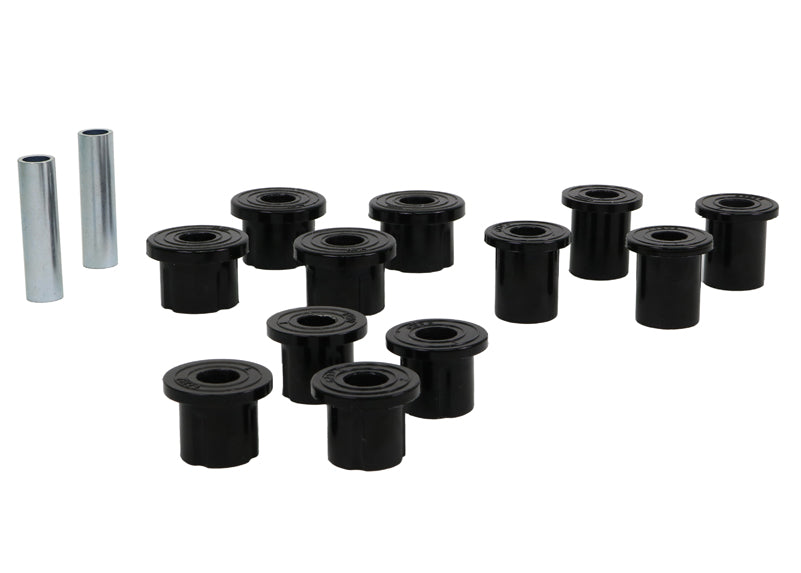 Kit boccole balestre posteriore Whiteline per Ford Ranger PJ, PK e Mazda BT-50UN trazione a due ruote motrici/trazione integrale — confezione completa