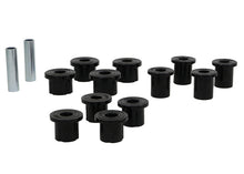 Kit boccole balestre posteriore Whiteline per Ford Ranger PJ, PK e Mazda BT-50UN trazione a due ruote motrici/trazione integrale — confezione completa
