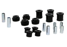 Kit boccole bracci e tiranti sospensione anteriore — tubo tirante al telaio lunghezza 62 mm Whiteline per Nissan Navara D22 trazione a due ruote motrici — confezione completa