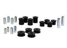 Kit boccole bracci e tiranti sospensione anteriore — tubo tirante al telaio lunghezza 46 mm Whiteline per Nissan Navara D22 trazione a due ruote motrici — confezione completa