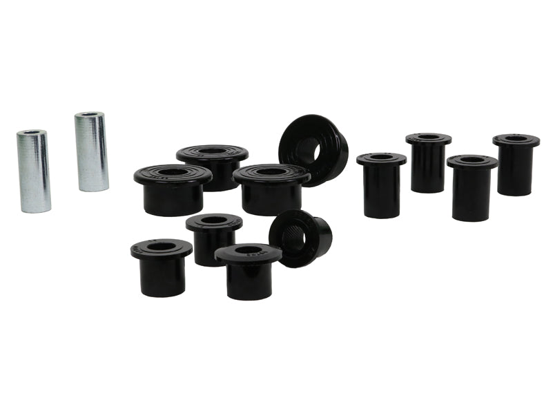 Kit boccole balestre posteriore Whiteline per Ford Ranger PX, PY e Mazda BT-50 UP, UR trazione a due ruote motrici/trazione integrale — confezione completa