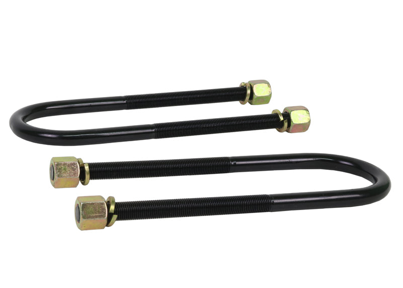 Cavallotti a U con profilo arrotondato diametro interno 75 mm lunghezza 270 mm M14 Whiteline per Chevrolet Colorado, Ford Fairmont — confezione completa
