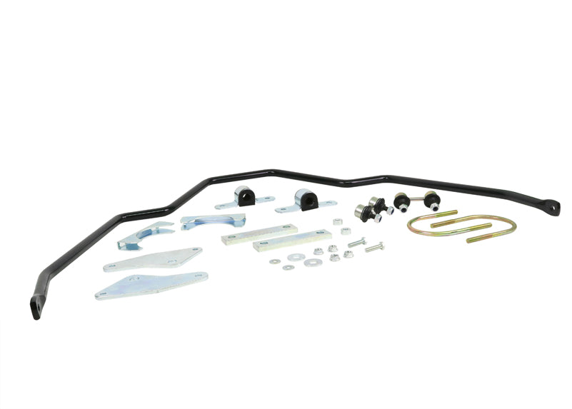Barra antirollio posteriore 20 mm non regolabile Whiteline per Mitsubishi Triton ML, MN trazione integrale — confezione completa