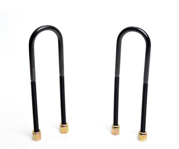 Cavallotti a U con profilo arrotondato diametro interno 58 mm lunghezza 270 mm M12 Whiteline universali — confezione completa