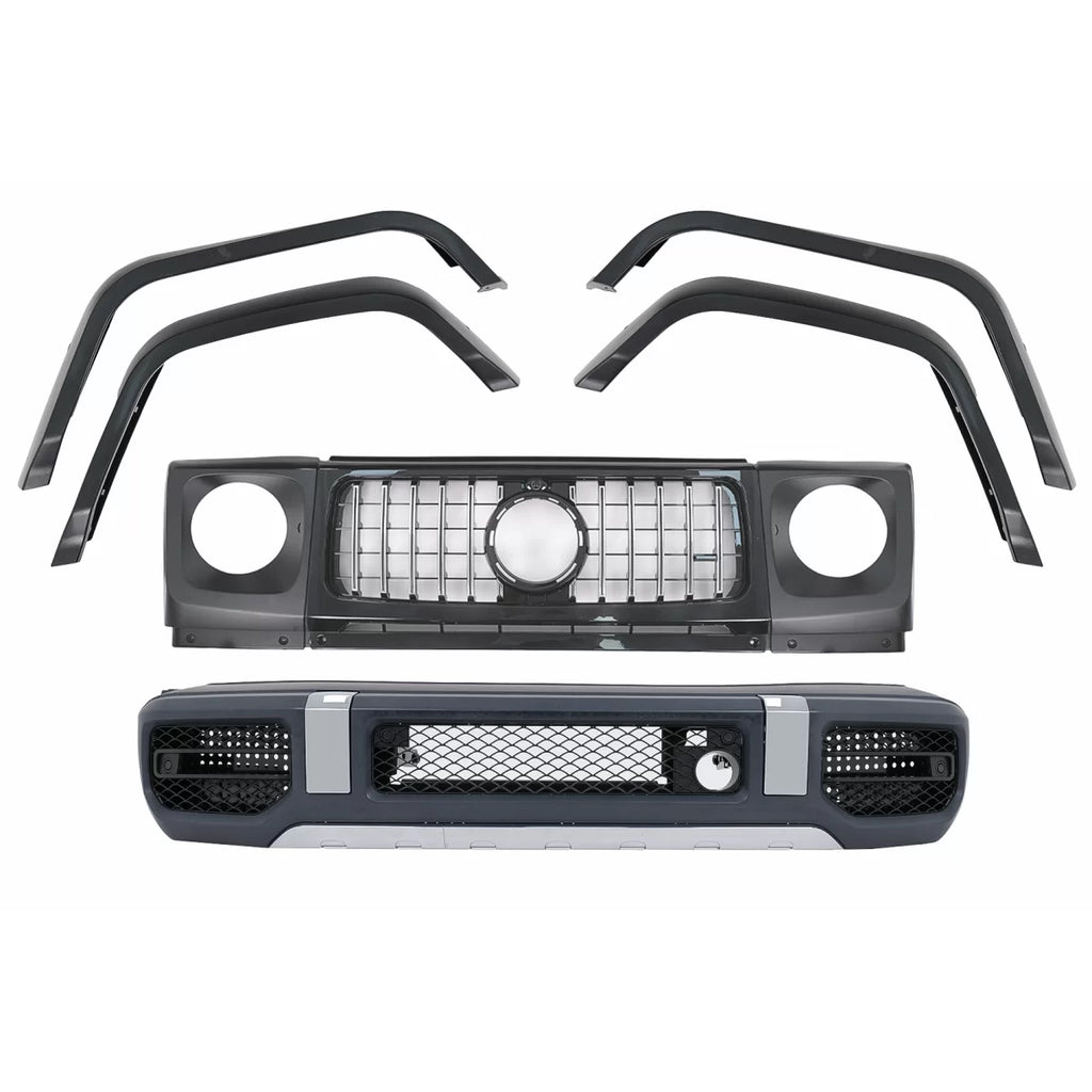 Conversione a 2018 completo Paraurti anteriore per Mercedes Classe G W463 (2008-2017) G63 design