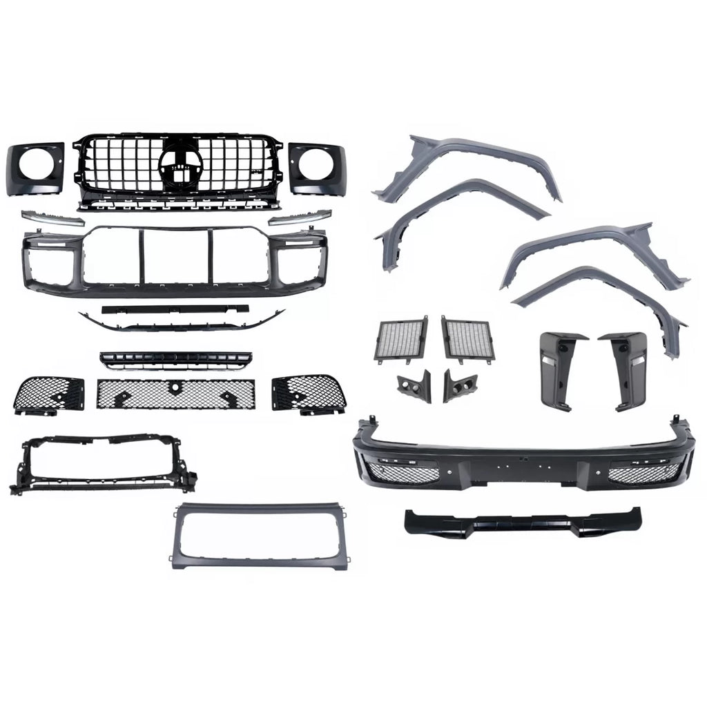 Conversione Body kit per Mercedes Classe G W465 (2024 e successivi) G63 B-stile nero griglia