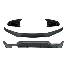Carica l'immagine nel visualizzatore di Gallery, Conversione kit a M Performance design aria diffusore con Spoiler baule e Calotte specchietti per BMW Serie 4 Coupe F32
