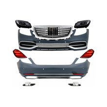 Carica l'immagine nel visualizzatore di Gallery, Convesion Body kit per Mercedes Classe S W222 restyling (2013-2017) con fari anteriori e fanali posteriori Full LED