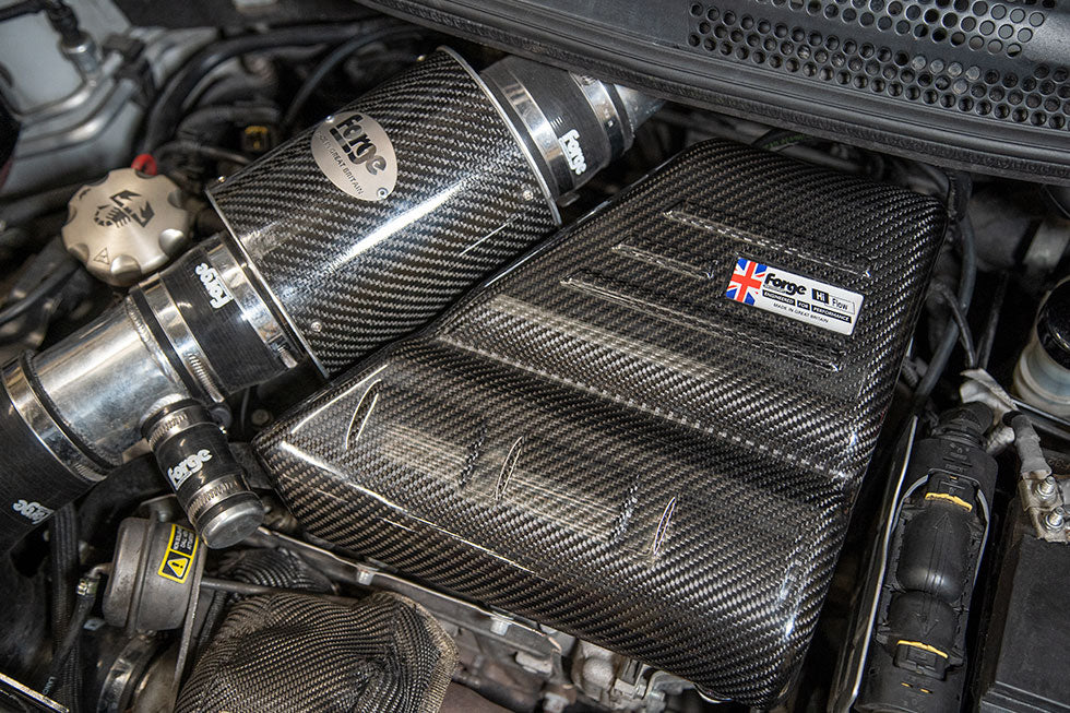 Copri Motore in Fibra di Carbonio Forge per Abarth 500, 595 e 695