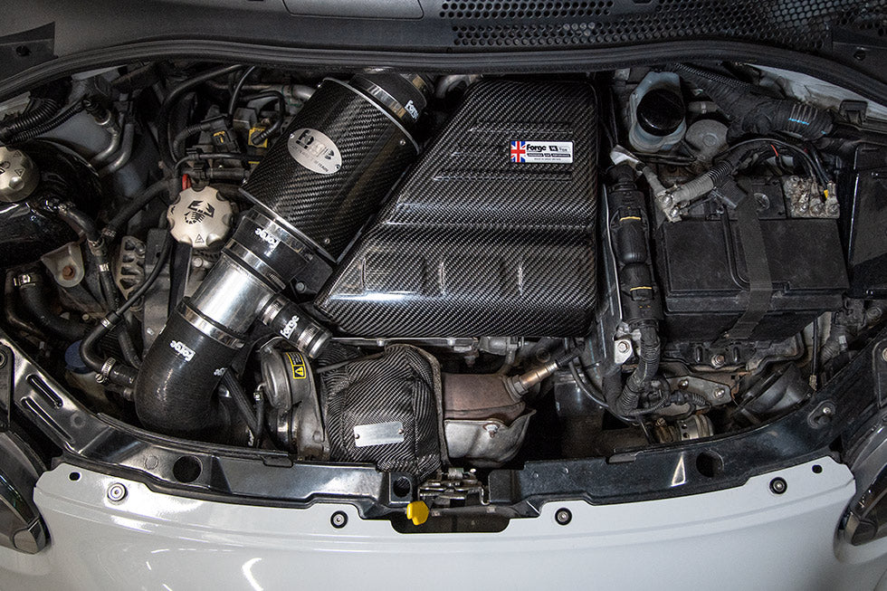 Copri Motore in Fibra di Carbonio Forge per Abarth 500, 595 e 695