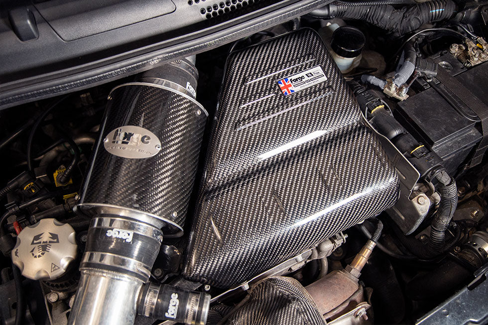 Copri Motore in Fibra di Carbonio Forge per Abarth 500, 595 e 695