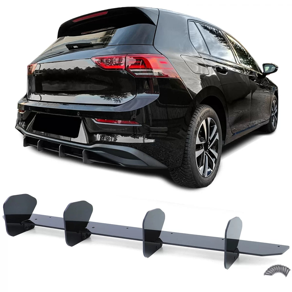 Tazza diffusore estensione Performance nero per VW Golf 8 berlina da 2020