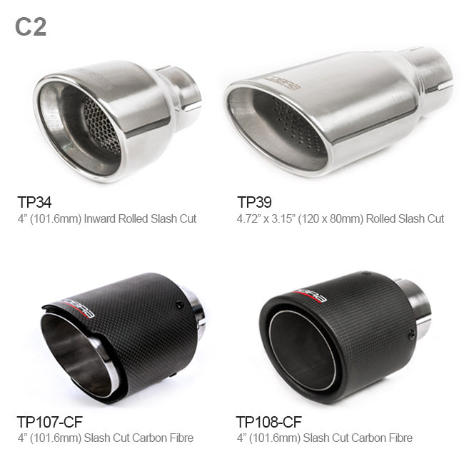 Cobra Sport Terminale di scarico per Opel Corsa E 1.2L NA (15-19)
