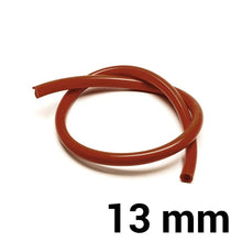 Carica l'immagine nel visualizzatore di Gallery, Tubo in silicone per depressione al metro — 13 mm / Rosso scuro