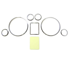 Cruscotto strumentazione anelli per Audi A3 8L 96-03, A4 B5 94-01, A6 C5 97-04 cromato