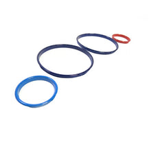 Carica l'immagine nel visualizzatore di Gallery, Cruscotto strumentazione anelli per BMW 5 E39 95-03, 7 E38 94-02, X5 E53 99-05 Tri-colore ///M