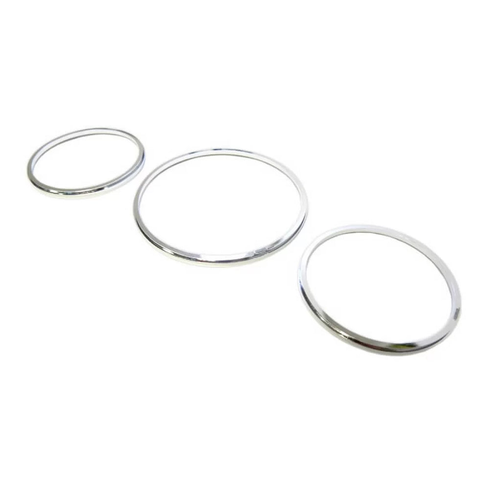 Cruscotto strumentazione anelli per Mercedes-Benz Classe C W202 93-95 cromato